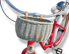 Cestino bici bambini in vimini