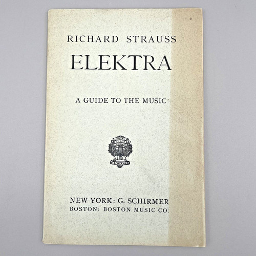 Richard strauss elektra 1910 - richard,