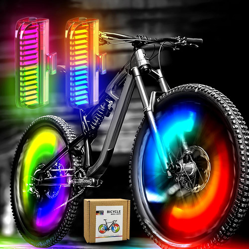 Luci ruota bici ricaricabili - luci,