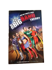 PROMO GADGET FLYER PROMOZIONALE BIG BANG THEORY SERIE TV AMERICANO 2011 RARO