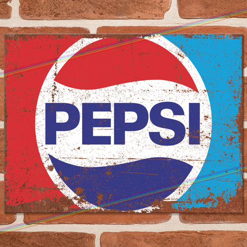 Insegna pepsi logo metallo - insegna,