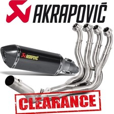 Suzuki GSXR600 GSXR750 2011-2018 Akrapovic Scarico Stradale Inox De-CAT Carbonio