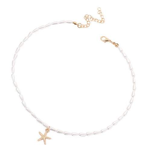Collana perla regolabile - ,