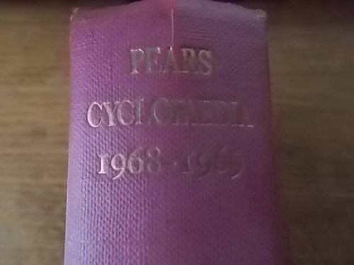 Pears cyclopaedia book 1968 - book,