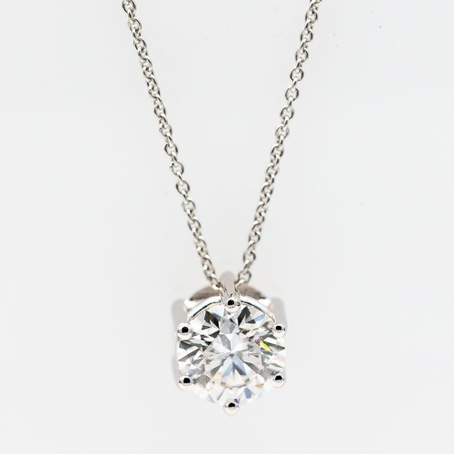 Collana solitario con pendente - con,