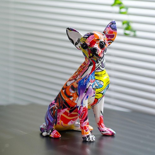Statua cane chihuahua - di,