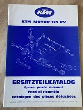 KTM 125 RV catalogue liste