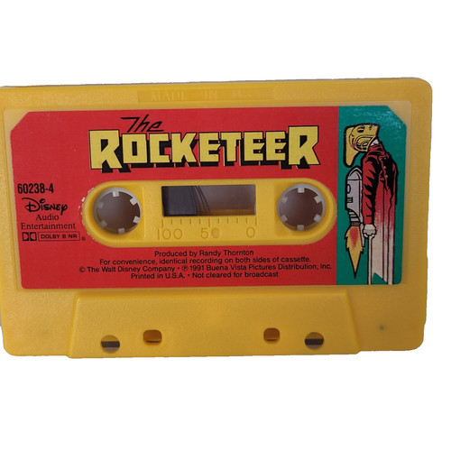 Rocketeer disney cassette - rocketeer,