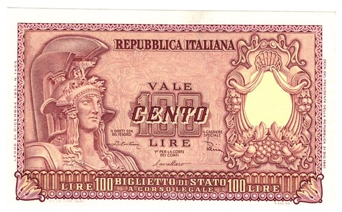 100 lire itala - itala,