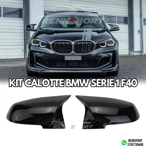 Kit coppia calotte nero lucido - kit,