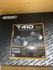2 Auto Rc Carten T410 1/10 Brushless Sanwa Robitronic Modellismo Elettrico
