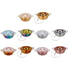 Pentola divisa in acciaio inox fornello a gas pentola calda zuppa pentola pentole