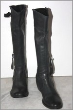 KICKERS Bottes à talons Cuir