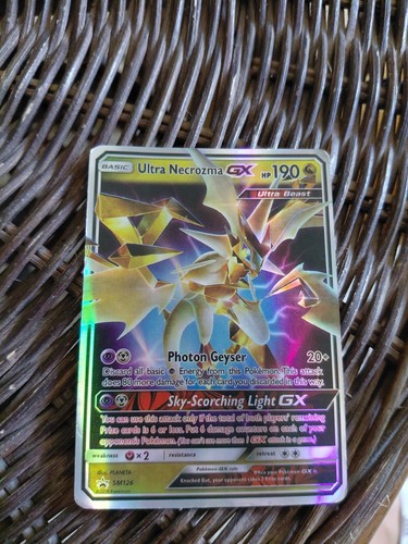 Carta pokemon ultra necrozma - pokemon,