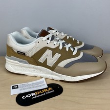 Scarpe da ginnastica New Balance da uomo taglia 10,5 D 997H cordura marrone crema nuove senza etichette!