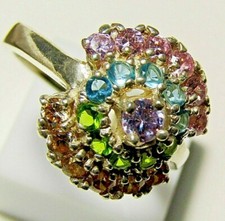 Anello argento con zirconi - anello, in
