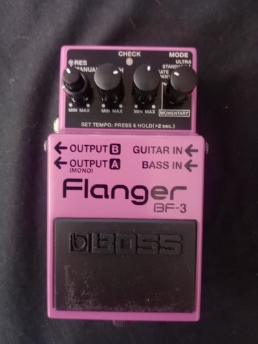 Boss flanger etichetta - boss, (etichetta