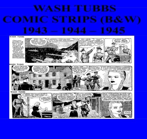 Wash tubbs comic strips - wash, (b&w)