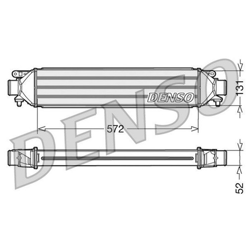 Intercooler denso turbo - turbo, adatto