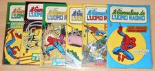 ED.CORNO SERIE IL GIORNALINO DE L'UOMO RAGNO  N° 1/31 CPL 1981 ADESIVI ORIGINALE