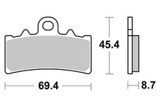 Pastiglie freno Semi-metalliche R90 per BMW CE 04 2022-2022 Anteriore Moto Scoot