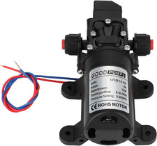 Pompa Acqua 12V, Pompa a Membrana 12 V DC 70 W 6 A, Pompa Dell'Acqua Autoadescan