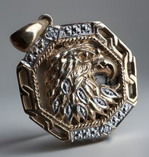 Ciondolo gemma oro giallo 9 kt