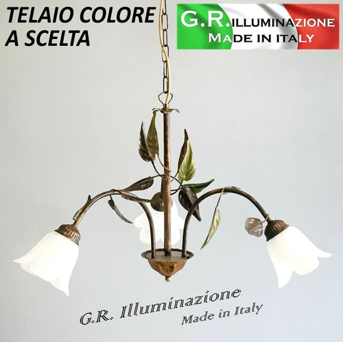 Lampadario ferro battuto - lampadario,