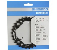 Corona Shimano Alivio FC-M4050 3x9 Velocità 30 Denti