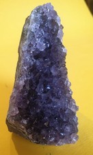 MINERALE AMETISTA URUGUAY NATURALE COLLEZIONE su BASAMENTO-cod. 47-Legg. Descr.