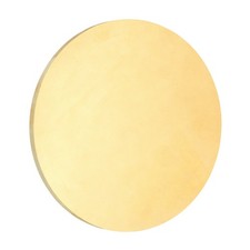 Piastra rotonda in ottone per