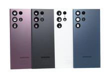 Coperchio batteria originale Samsung Galaxy S22 Ultra SM-S908B/DS back cover vetro fotocamera