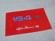 LIBRETTO - ALLEGATO USO E MANUTENZIONE ALFA ROMEO 164 - 1990- QUADRIFOGLIO VERDE