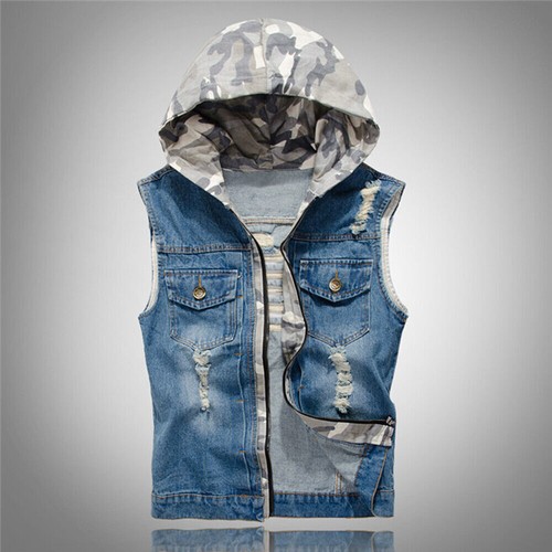 Gilet uomo con - , cappuccio