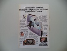advertising Pubblicità 1977 TELEVISORE PHONOLA TV COLOR
