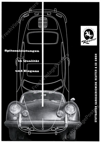 Porsche 356 1958 foto - e, arte