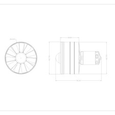 Motore brushless 64mm EDF