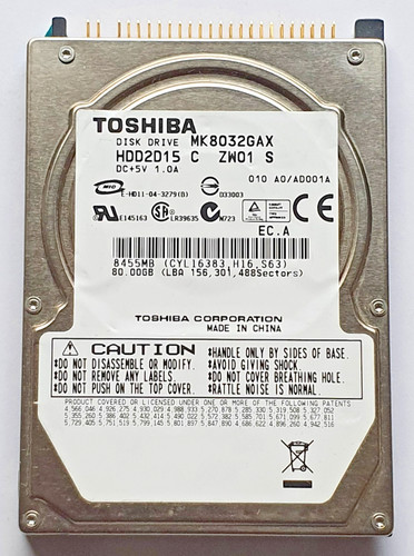 Ide toshiba mk8032gax - gb,