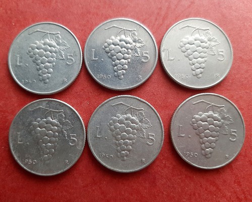 Lotto monete lire 1950 - lotto, 5