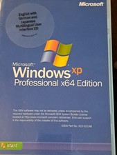 Windows xp Professional x64 Edition OEM tedesco, inglese, Giappone