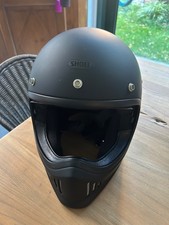 casco moto integrale nero