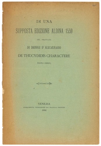 Una supposta edizione - una,