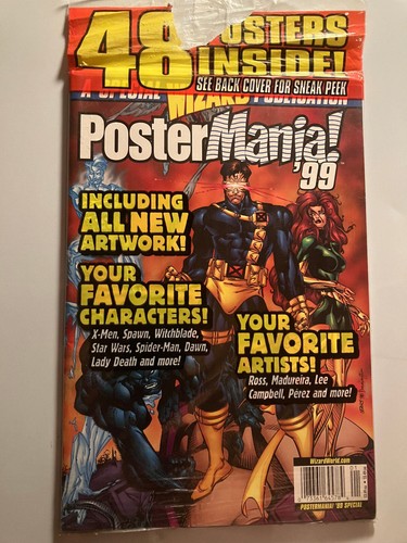 Wizard poster mania magazine - mania,