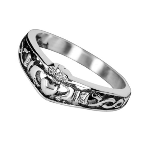 Cuore con corona - !, anello