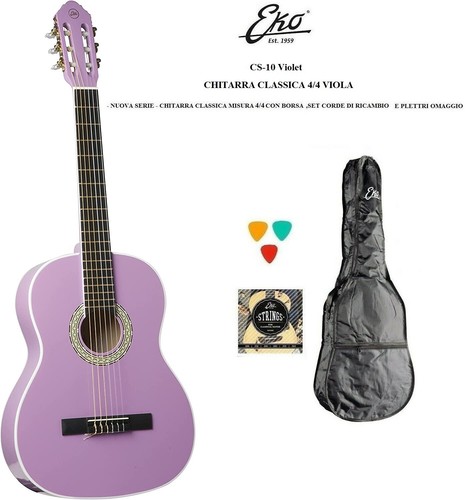 Eko cs10 violet chitarra - eko,