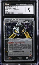 CGC 9 MINT Rocket's Raikou ex