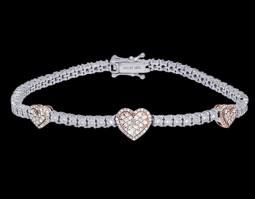 Bracciale tennis 50ct taglio - tennis, 9,50ct