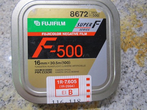 Fujifilm 500 8672 16mm 100 - 8672, 100'