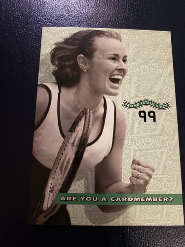 Cartolina martina hingis - cartolina,