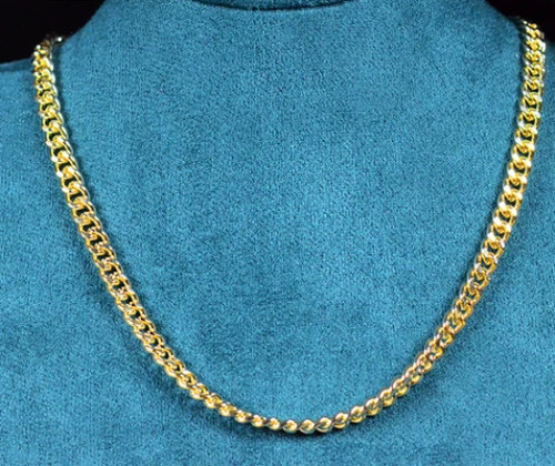 Collana catena cubana - catena, in